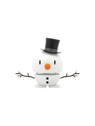 HOPTIMIST | Dekofigur Classic Bumble Snowman 7,8cm White | 